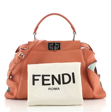 fendi peekaboo small pink|fendi peekaboo price euro.